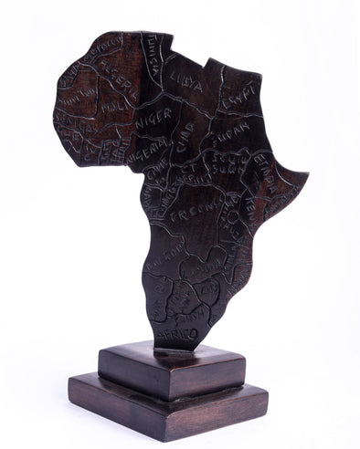 Map of Africa Plaque