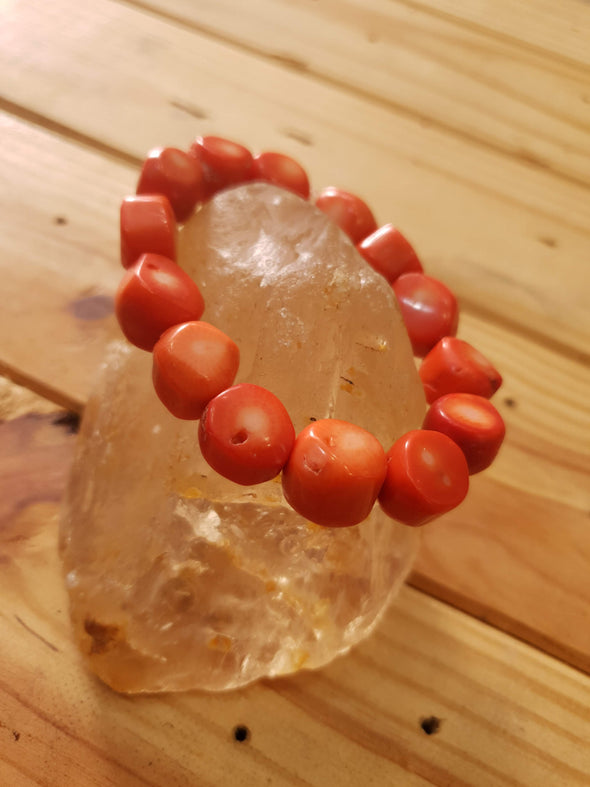 Real Coral Beads Bracelets
