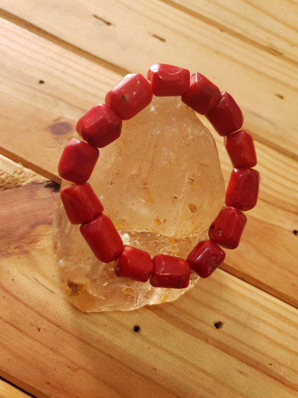 Real Coral Beads Bracelets